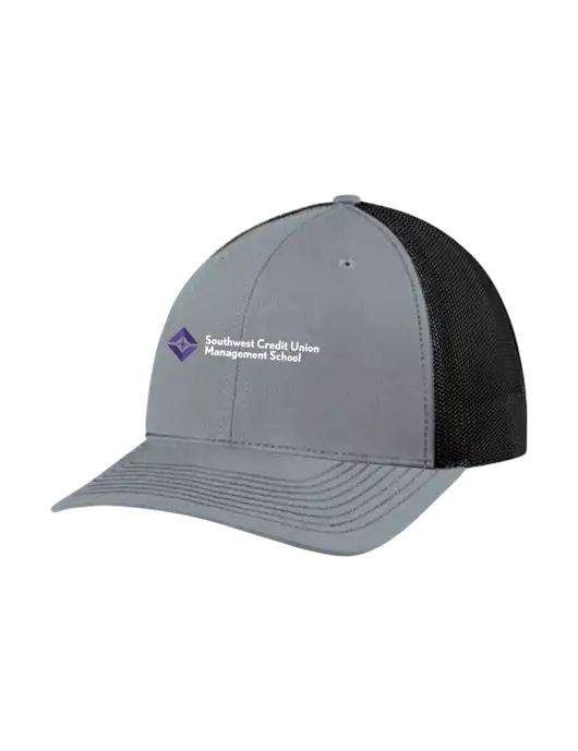 Richardson Adjustable Snapback Original 112 Trucker Cap Heather Grey w/Black Mesh w/SCMS Logo