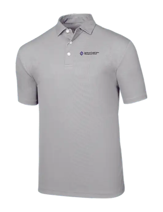 Callaway Birdseye Light Grey Polo w/SCMS Logo