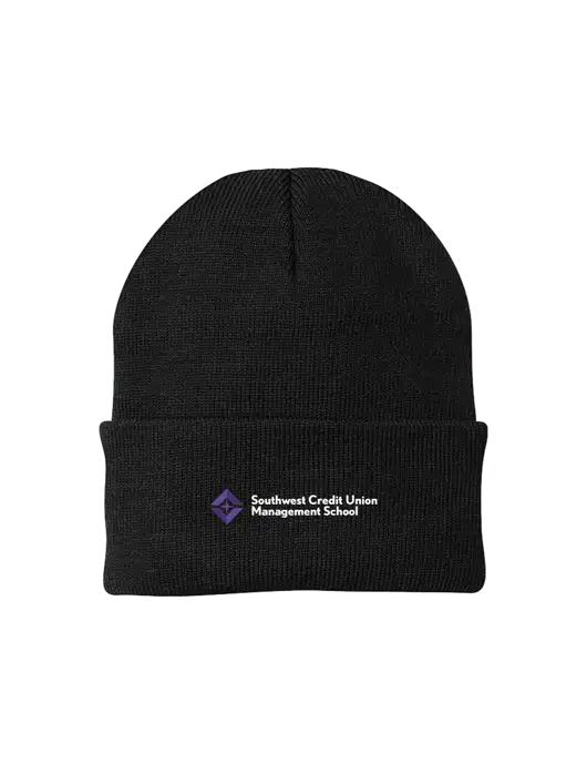 Black Knit Cap w/SCMS Logo
