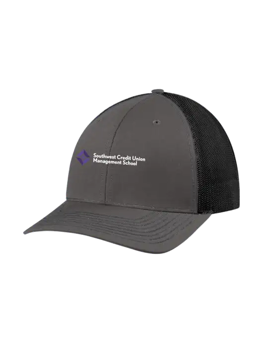Richardson Adjustable Snapback Original 112 Trucker Cap Dark Grey w/Black Mesh w/SCMS Logo