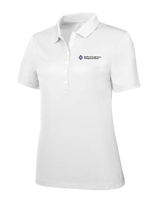 Callaway Womens Ottoman Bright White Polo w/SCMS Logo