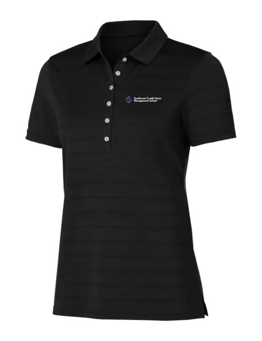 Callaway Womens Black Ventilated Polo w/SCMS Logo