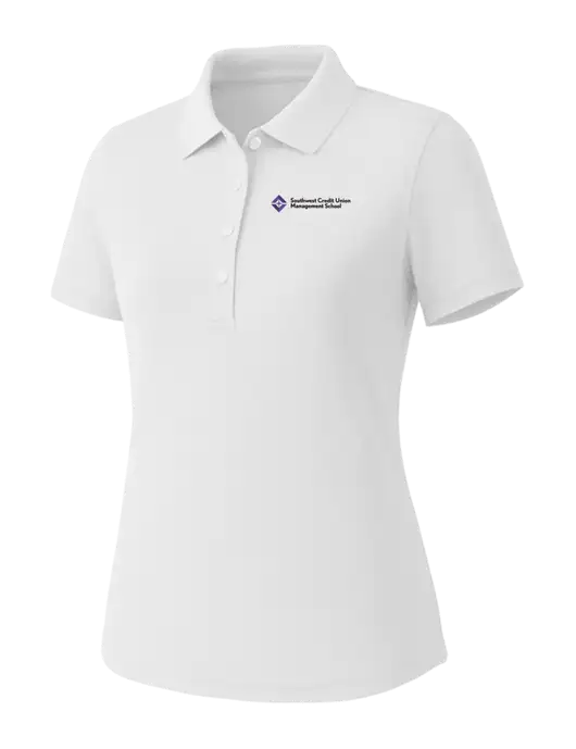 Callaway Womens Core Bright White Performance Polo w/SCMS Logo