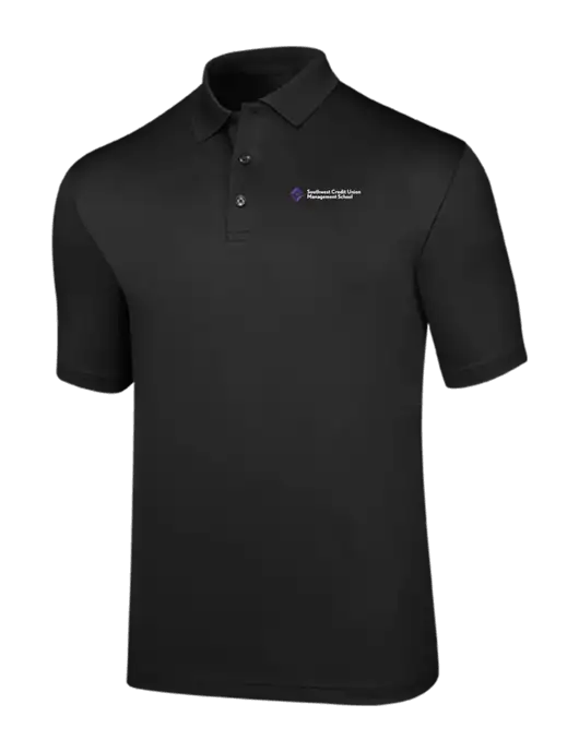 Callaway Opti-Dri Black Chev Polo w/SCMS Logo