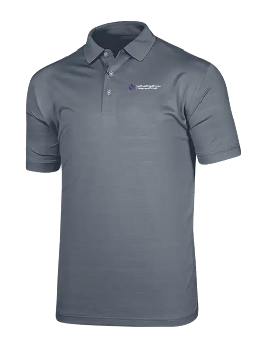Callaway Vibrant Light Grey Ventilated Polo w/SCMS Logo