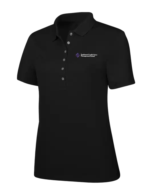 Callaway Womens Ottoman Black Polo w/SCMS Logo
