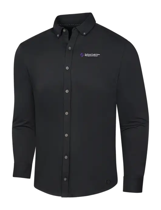 OGIO Blacktop Modern Code Stretch Button-Up Shirt w/SCMS Logo