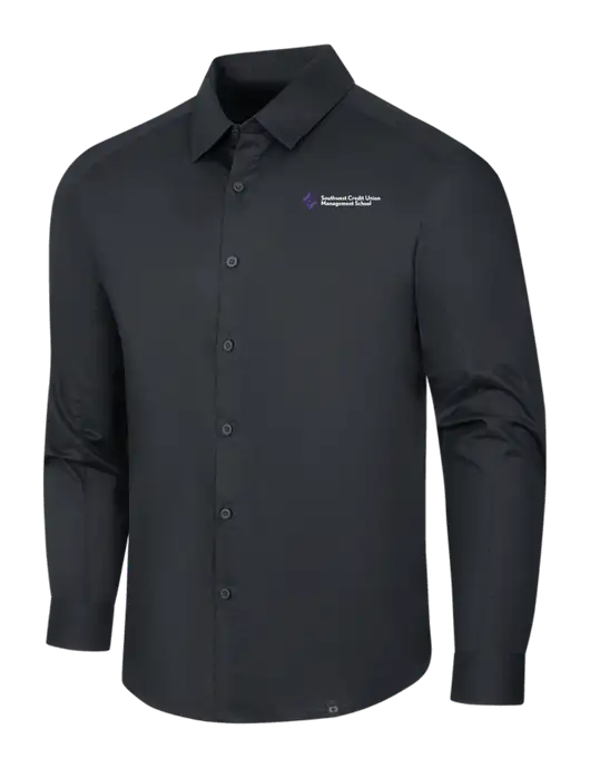 OGIO Black Commuter Woven Shirt w/SCMS Logo