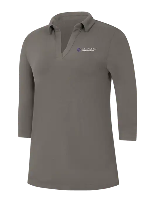 Womens Dark Grey Luxe Knit Tunic w/SCMS Logo