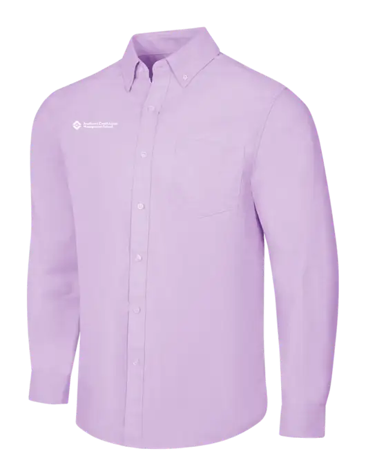 Soft Purple SuperPro Oxford Shirt w/SCMS Logo