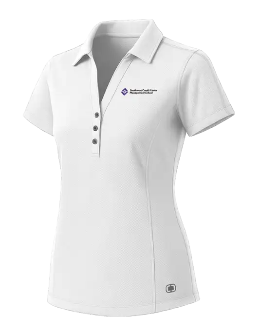 OGIO Womens White ONYX Polo w/SCMS Logo