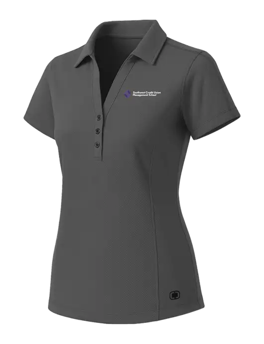 OGIO Womens Medium Grey ONYX Polo w/SCMS Logo