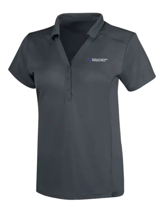 OGIO Dark Grey Womens Framework Polo w/SCMS Logo