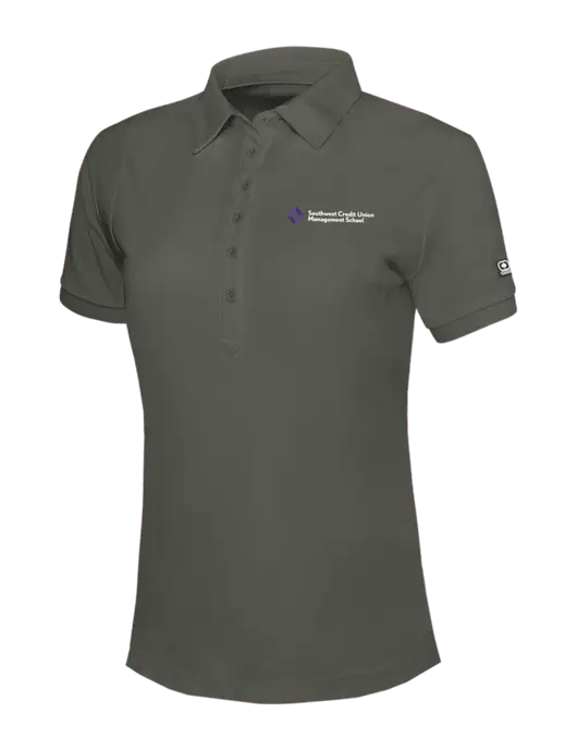 OGIO Womens Medium Grey Jewel Polo w/SCMS Logo