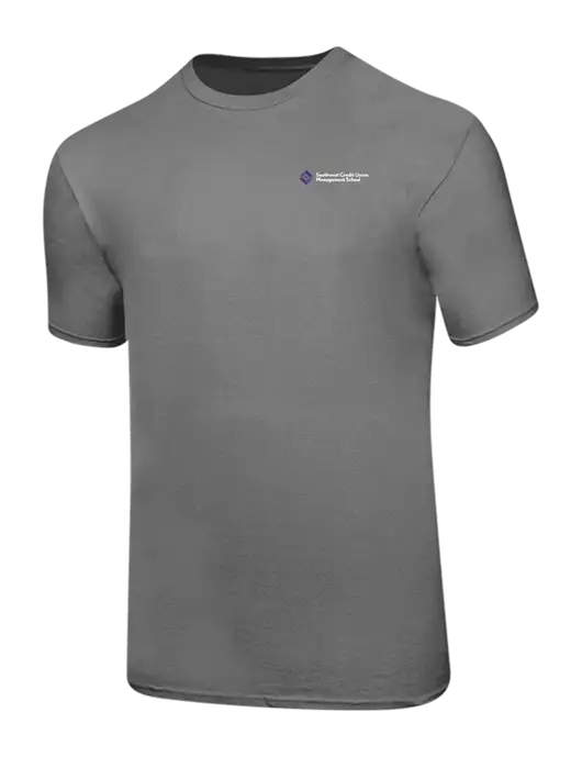 Ring Spun Medium Grey 4.5 oz T-Shirt w/SCMS Logo