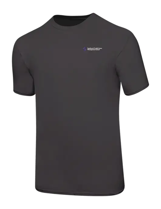 Ring Spun Charcoal 4.5 oz T-Shirt w/SCMS Logo