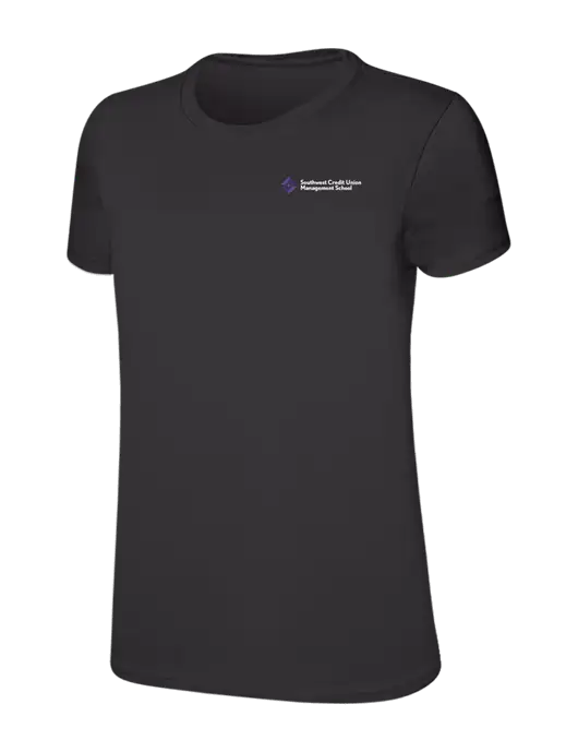 Womens Ring Spun Charcoal 4.5 oz T-Shirt w/SCMS Logo