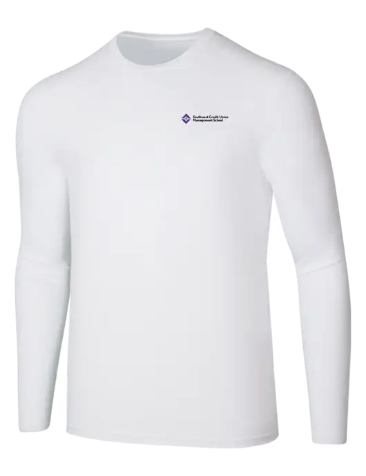 Seriously Soft White Long Sleeve T-Shirt w/SCMS Logo