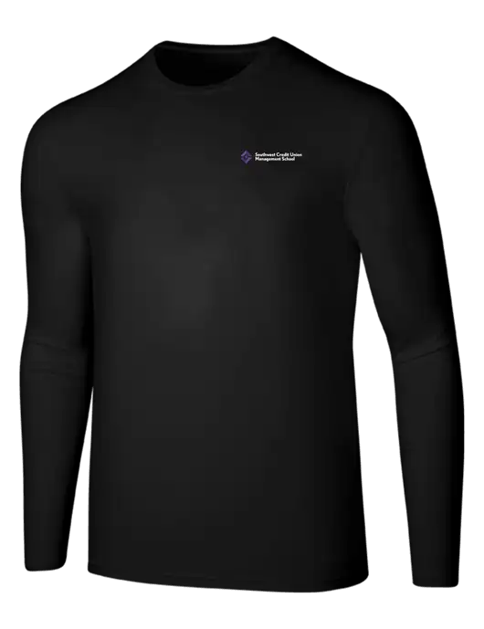 Seriously Soft Black Long Sleeve T-Shirt w/SCMS Logo