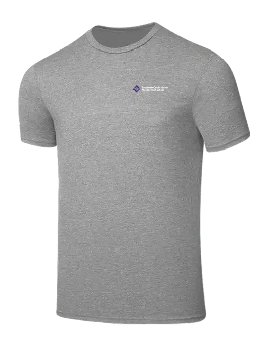 Seriously Soft Light Heather Grey T-Shirt w/SCMS Logo