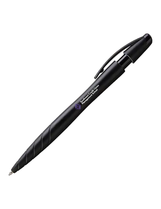 Awali Black Metallic Pen - Black Ink w/SCMS Logo