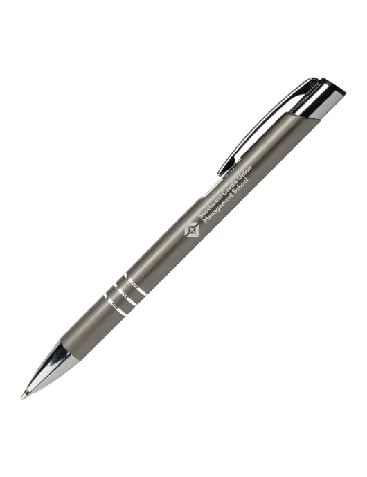 Laurent Gunmetal Pen - Black Ink w/SCMS Logo
