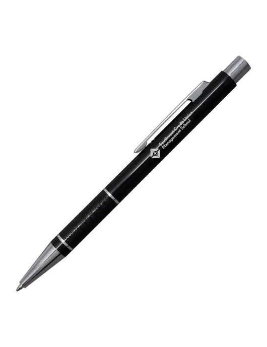 St George Black Pen - Blue Ink w/SCMS Logo