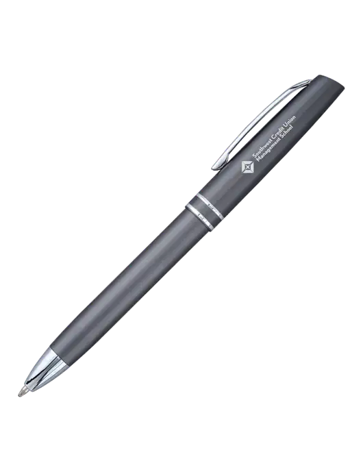 Gunmetal Anguilla Black Ink Pen w/SCMS Logo