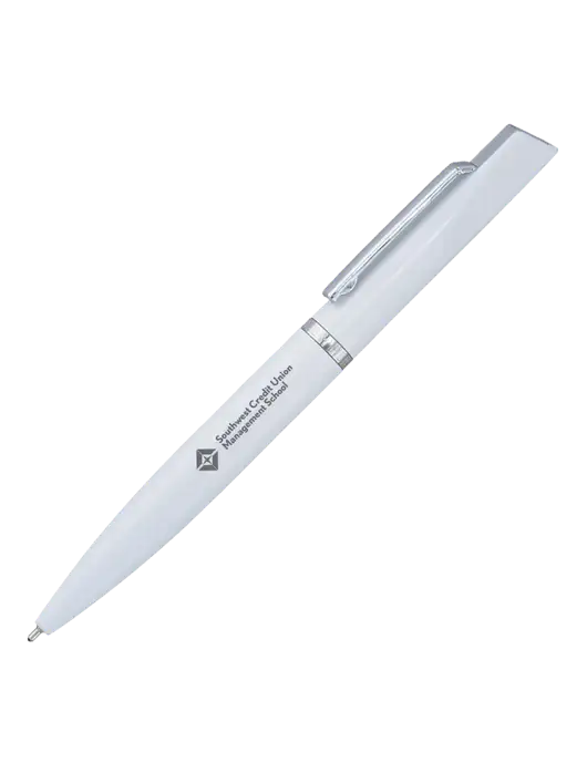 Santos White Pen - Black Ink w/SCMS Logo