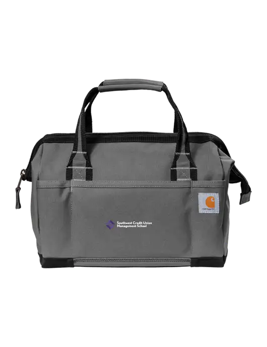 Carhartt Foundry Series 14” Grey Tool Bag w/SCMS Logo