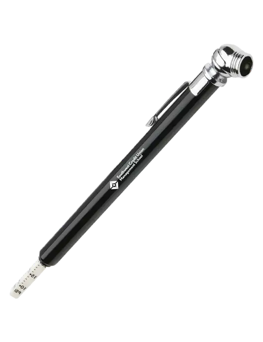 Quick View Black Tire Gauge w/SCMS Logo