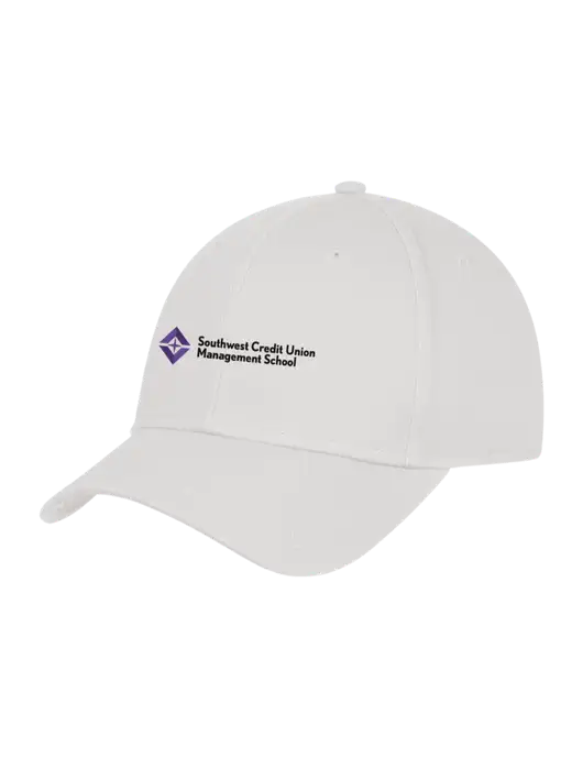 White Structured Cap Hook & Loop w/SCMS Logo