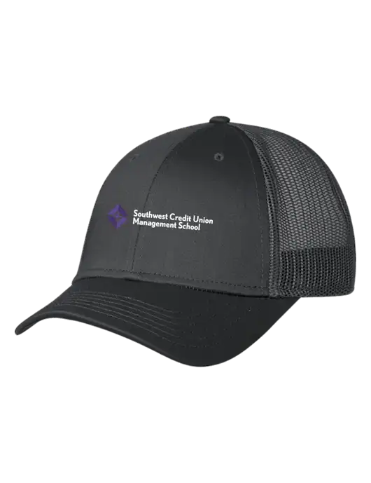 Charcoal Mesh Trucker Cap Snap Back w/SCMS Logo