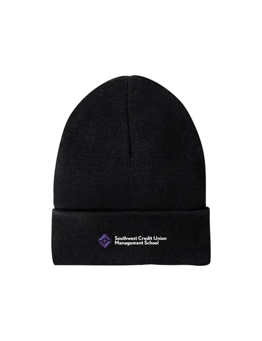 Recycled Black Beanie w/SCMS Logo