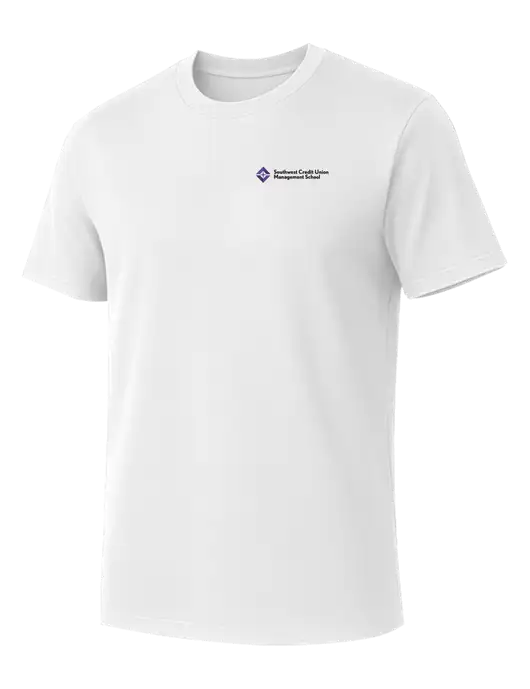 Allmade Bright White Organic Cotton Tee w/SCMS Logo
