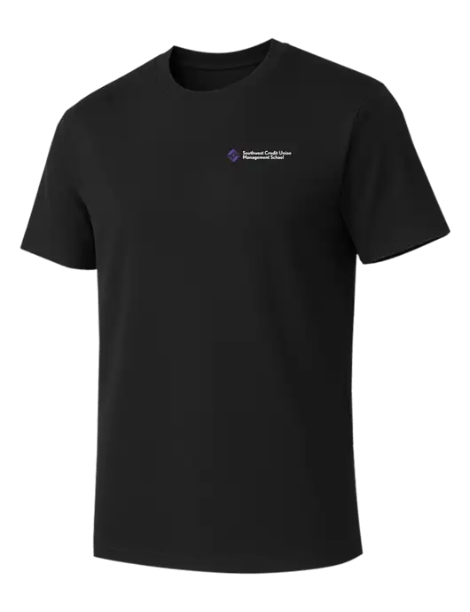 Allmade Deep Black Organic Cotton Tee w/SCMS Logo