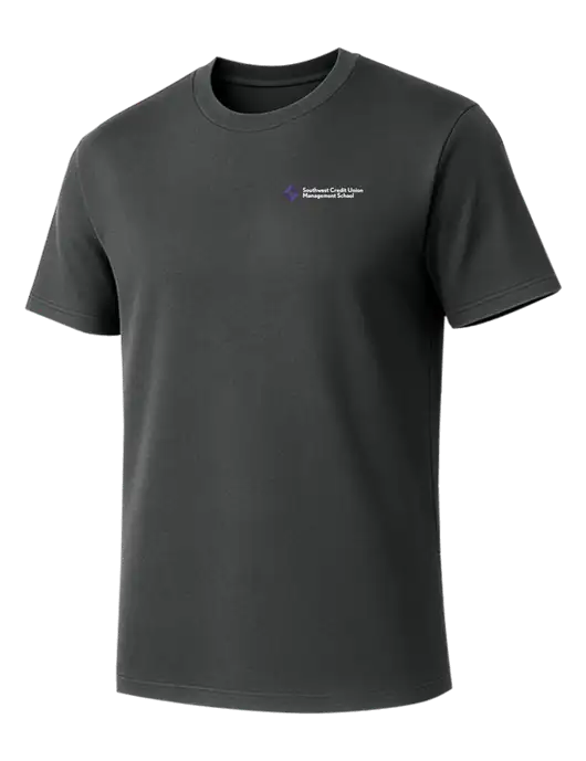 Allmade Charcoal Grey Organic Cotton Tee w/SCMS Logo