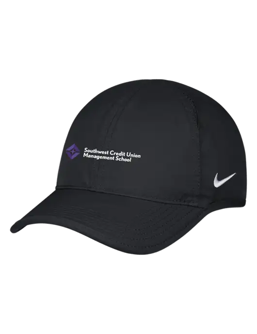 Nike Black Featherlight Cap w/SCMS Logo