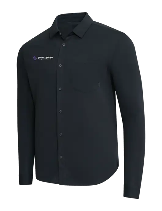 OGIO Black Extend Long Sleeve Button Up Shirt w/SCMS Logo