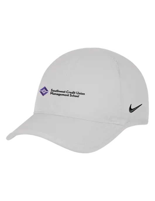 Nike White Featherlight Cap w/SCMS Logo