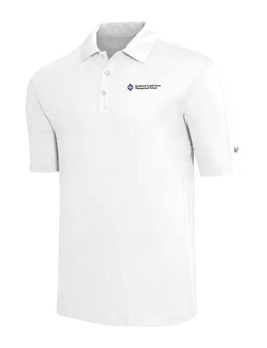 Nike White Tech Sport Dri-FIT Polo w/SCMS Logo