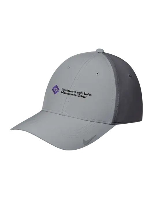 Nike Light Grey/Dark Grey Dri-FIT Legacy Cap w/SCMS Logo