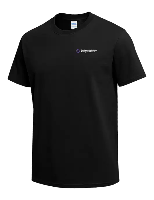 Black Heavyweight 6.1 oz T-Shirt w/SCMS Logo