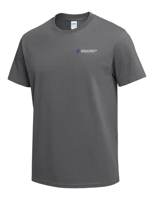 Medium Grey Heavyweight 6.1 oz T-Shirt w/SCMS Logo