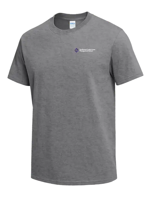 Medium Grey Heather Heavyweight 6.1 oz T-Shirt w/SCMS Logo