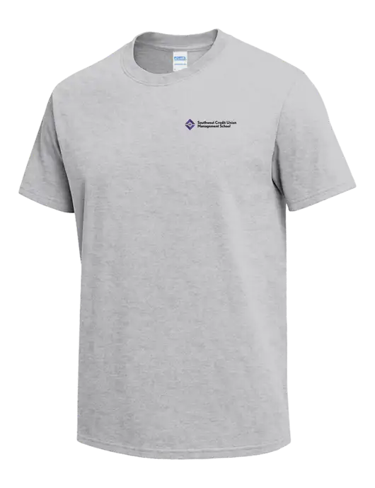 Light Grey Heather Heavyweight 6.1 oz T-Shirt w/SCMS Logo