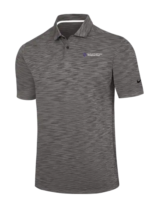 Nike Dark Grey Dri-FIT Vapor Space Dyed Polo w/SCMS Logo