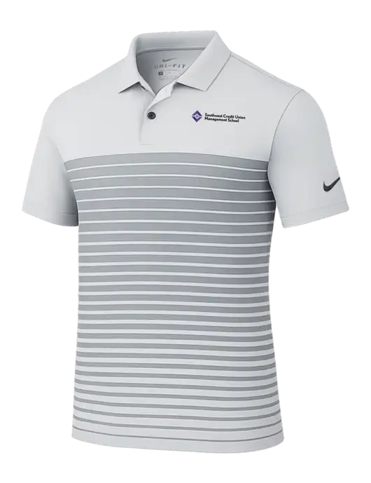Nike Light Grey Dri-FIT Vapor Block Polo w/SCMS Logo