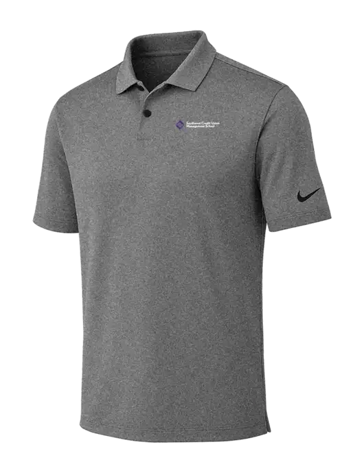 Nike Dark Grey Heather Dri-FIT Vapor Polo w/SCMS Logo