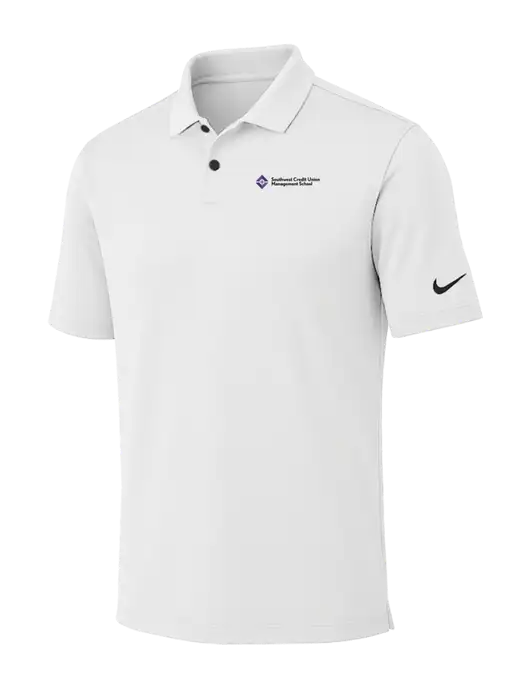 Nike White Dri-FIT Vapor Polo w/SCMS Logo